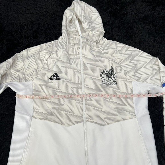 Adidas Mexico 22/23 Game Day Full-Zip Travel Hooded Jacket IC4450 Men Sz L NWT - Picture 9 of 12